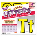 Yellow 4-Inch Playful Uppercase/Lowercase Combo Pack Ready Letters®
