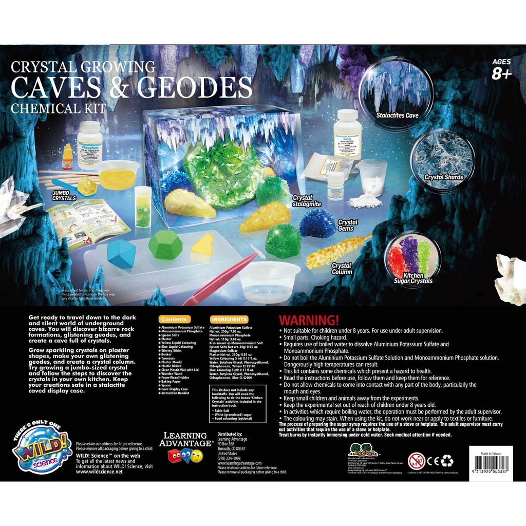 Crystal Growing Caves and Geodes 
