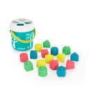 Turquoise Feel to Learn: Shape Sorting Bucket