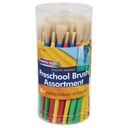 Plastic Handle Preschool Brush Classroom Pack 58 Brushes