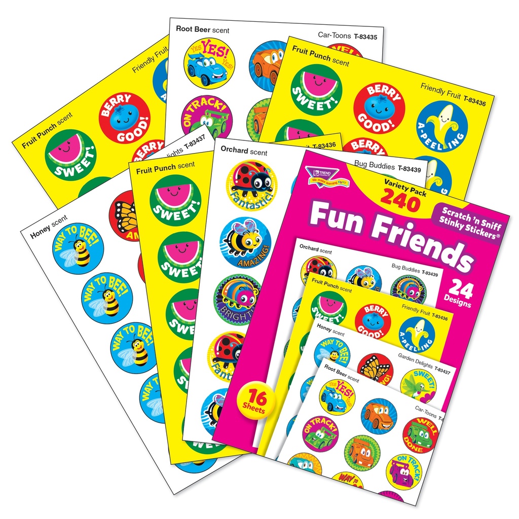 Fun Friends Stinky Stickers® Variety Pack