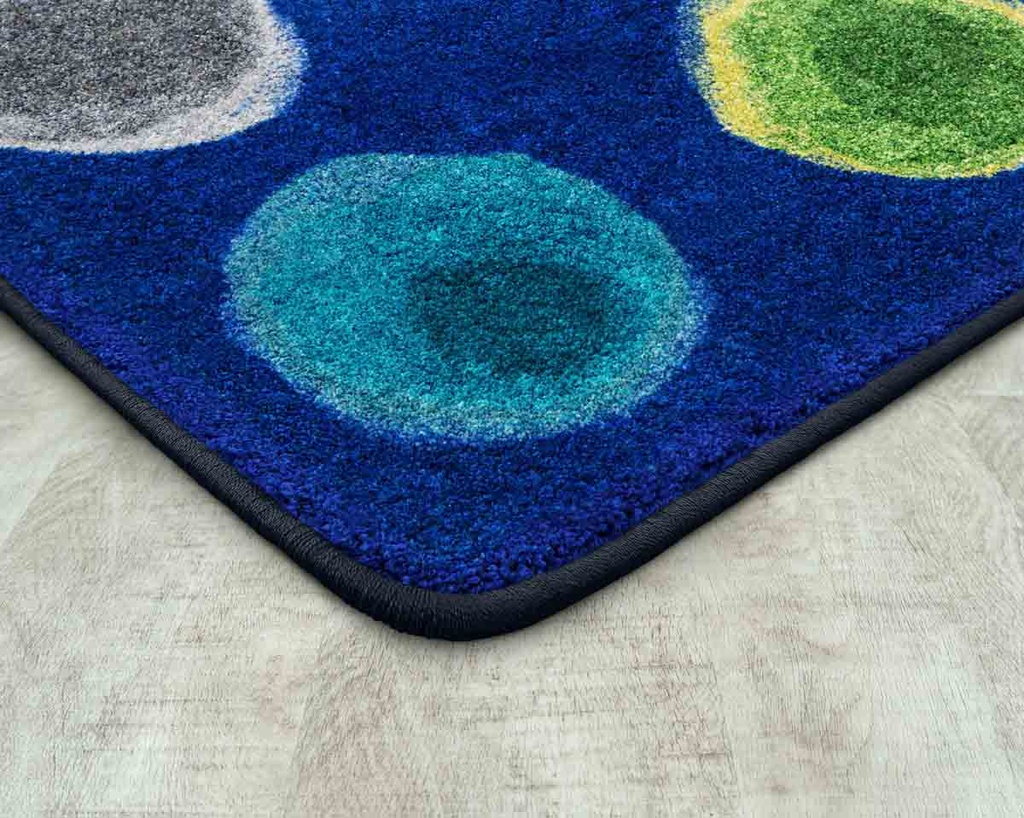 Watercolor Spots Area Rug