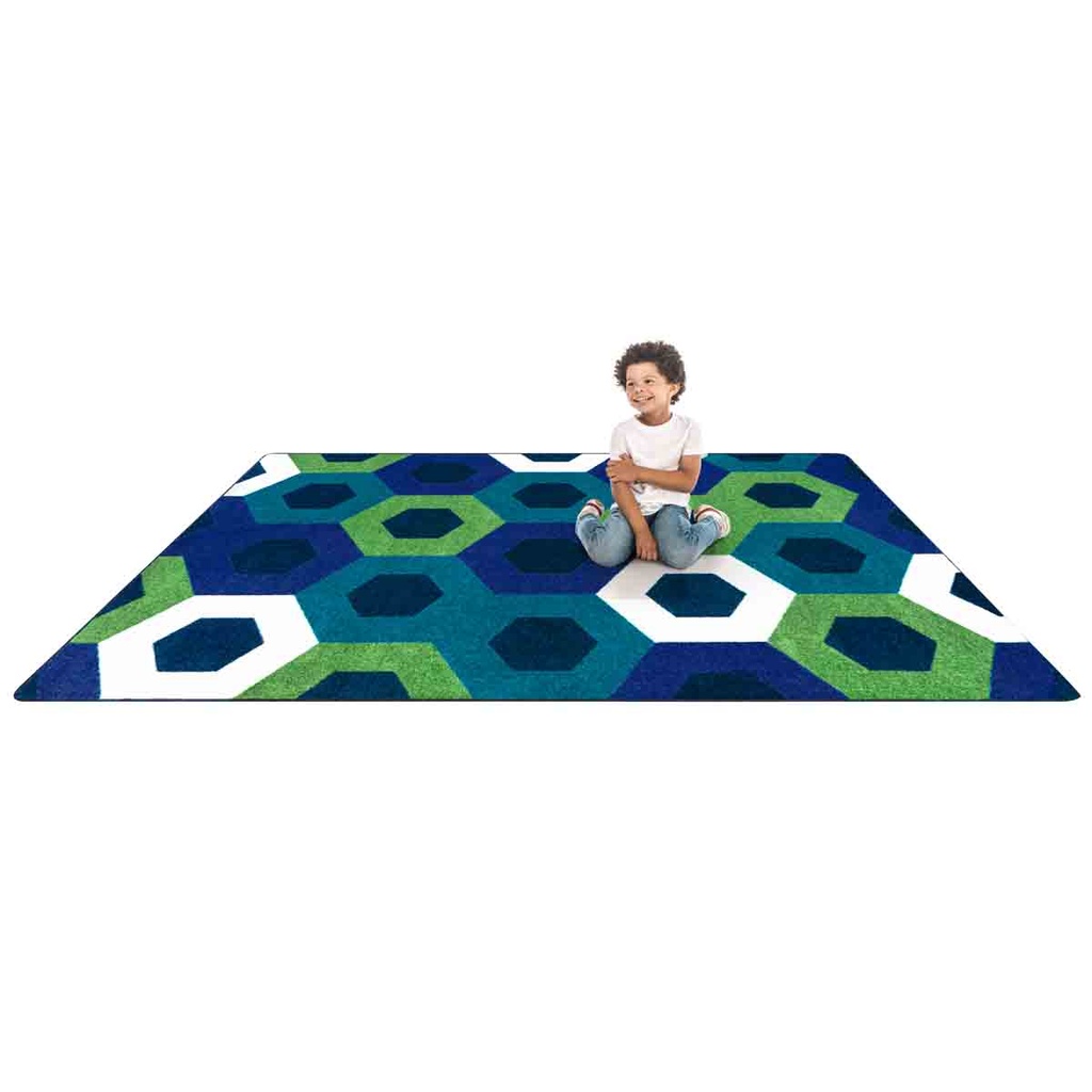 Hexed Area Rug