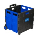 Folding Cart on Wheels w/Lid Cover