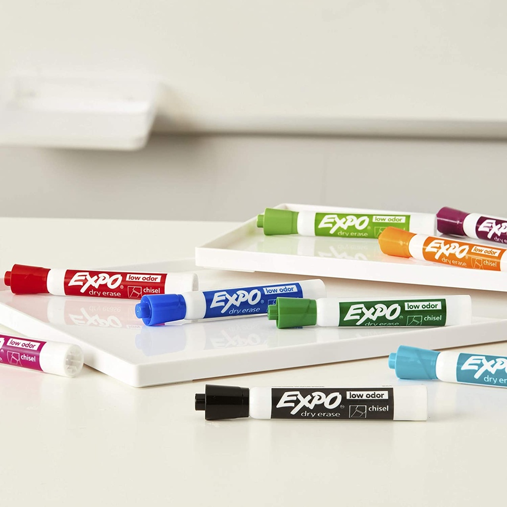 36 Color Expo Low Odor Chisel Dry Erase Markers