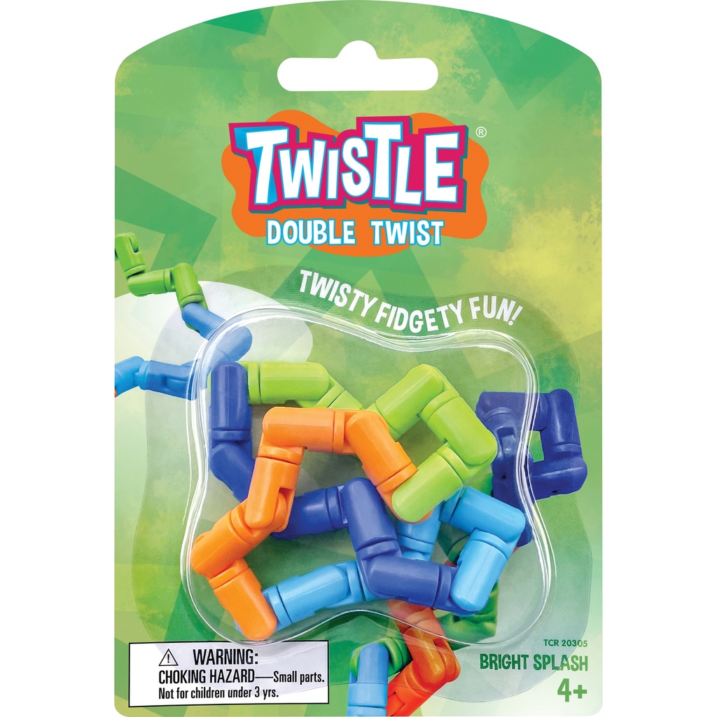 Twistle Double Twist Pack of 3, Bright Splash