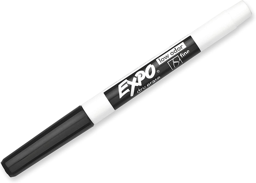 36ct Black Expo Low Odor Fine Dry Erase Markers