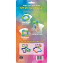 Twistle Squish Pack of 2, Aqua & Lime