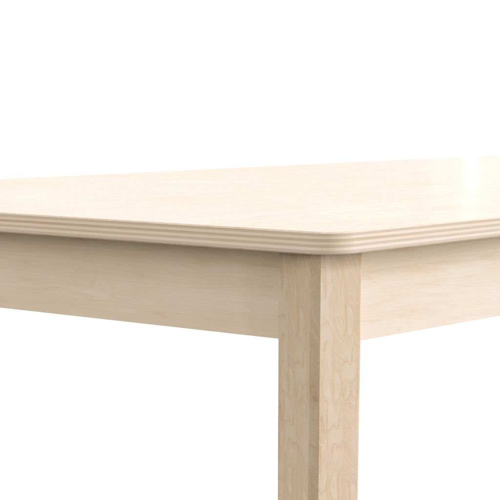 Wooden Trapezoid Classroom Activity Table