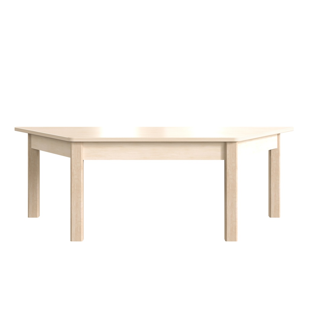 Wooden Trapezoid Classroom Activity Table