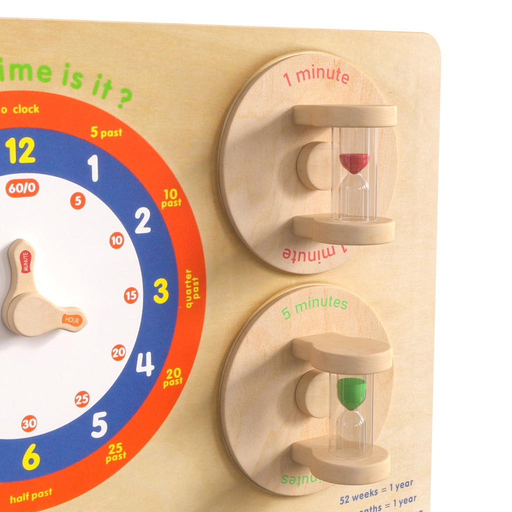 Telling Time Activity Board Accessory Panel