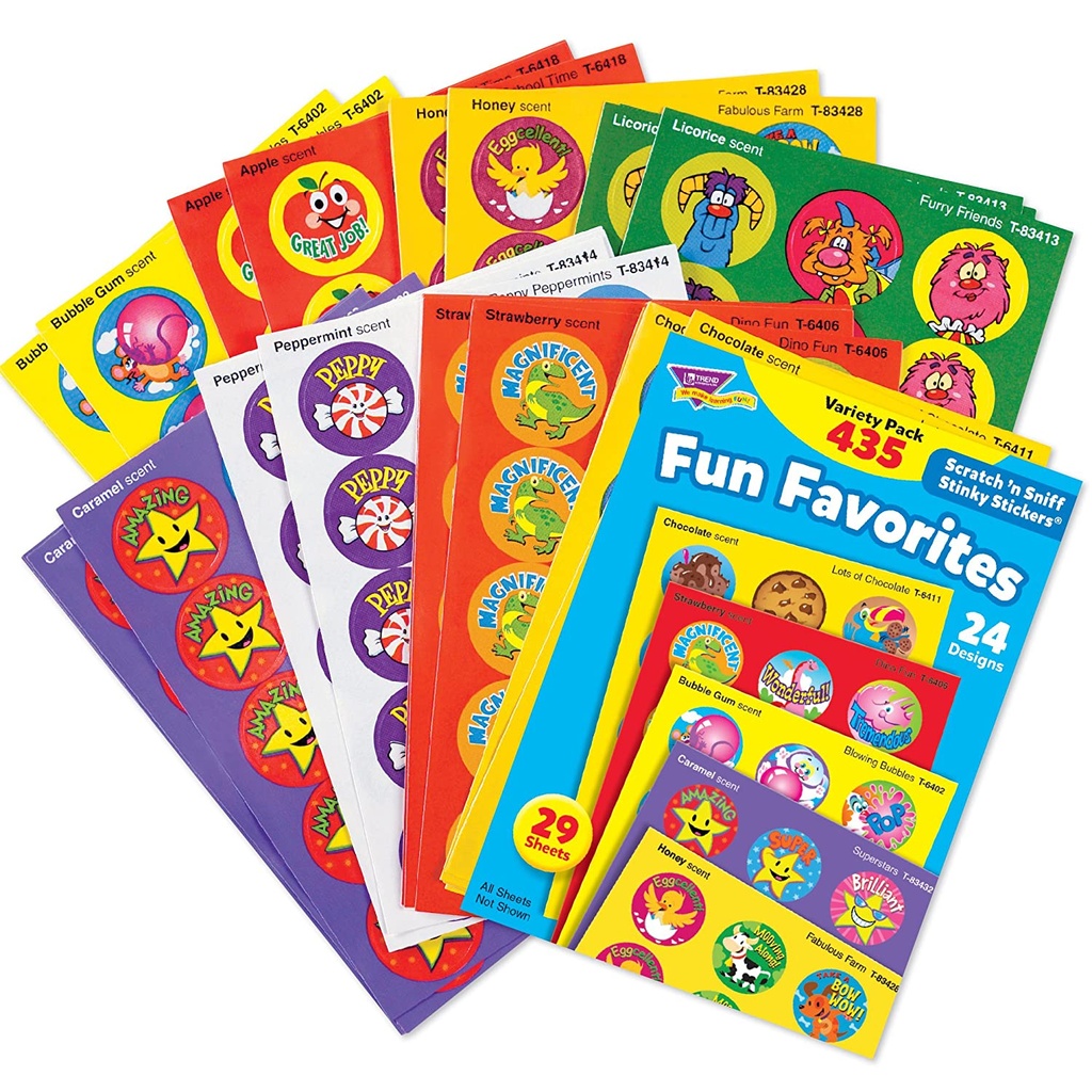 Fun Favorites Stinky Stickers Variety Pack