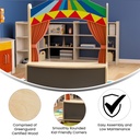 Children's Wooden Puppet Theater