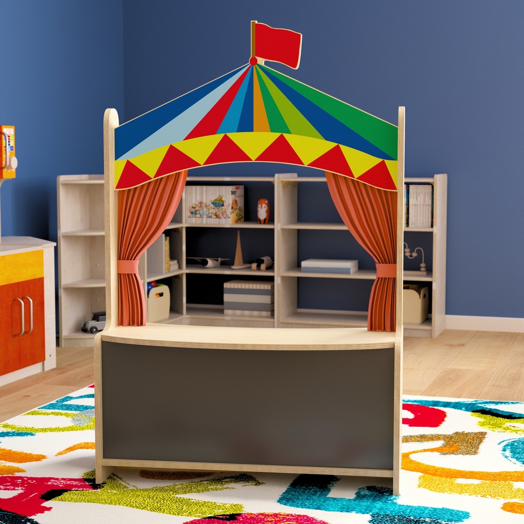 Children's Wooden Puppet Theater