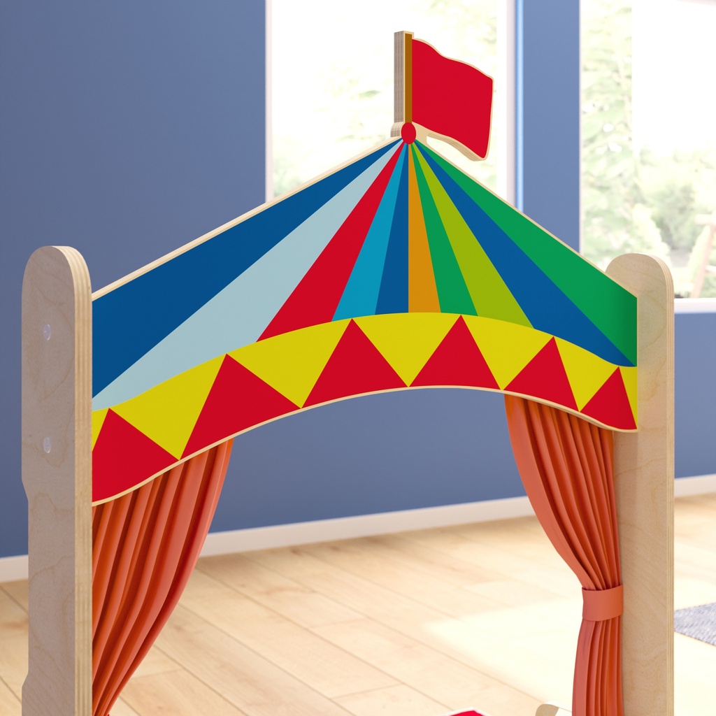 Children's Wooden Puppet Theater