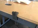 22&quot; H Student Desk Barrier Front and 2 Sides