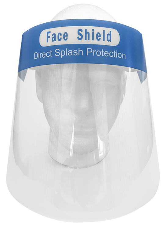 100ct Box of Plastic Face Shields