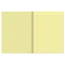 Yellow Dual Ruled Composition Book