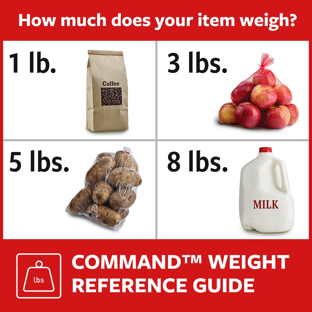 3ct Command Large Utility Hook Pack