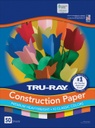 12x18 Assorted Tru-Ray Construction Paper 50ct Pack