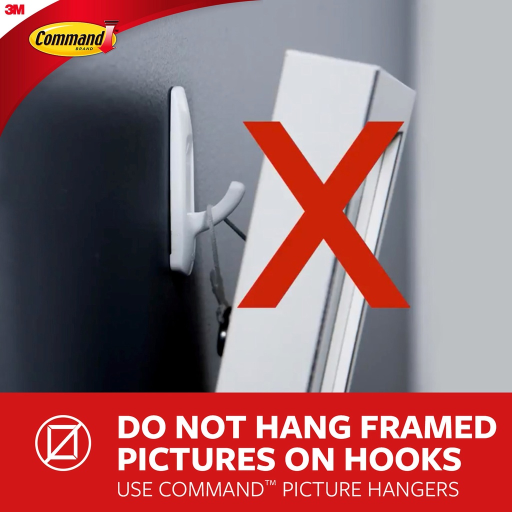3ct Command Large Utility Hook Pack