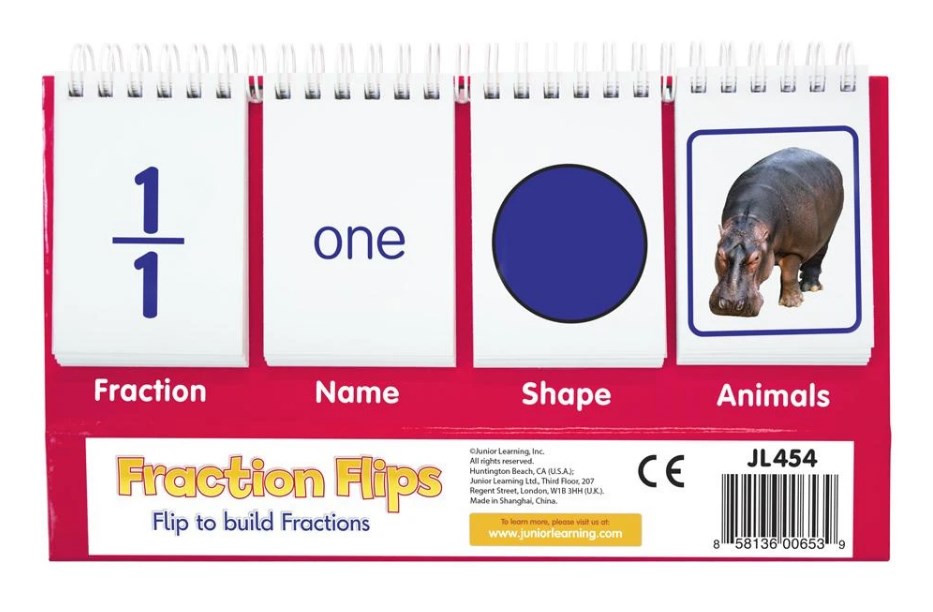 Fractions Flips | School Aids