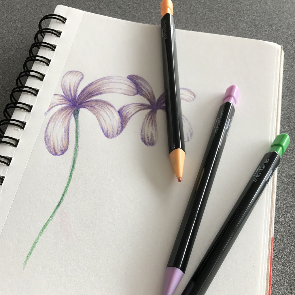 12ct Refillable Mechanical Colored Pencils