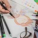 12ct Refillable Mechanical Colored Pencils