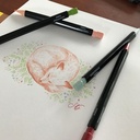 12ct Refillable Mechanical Colored Pencils