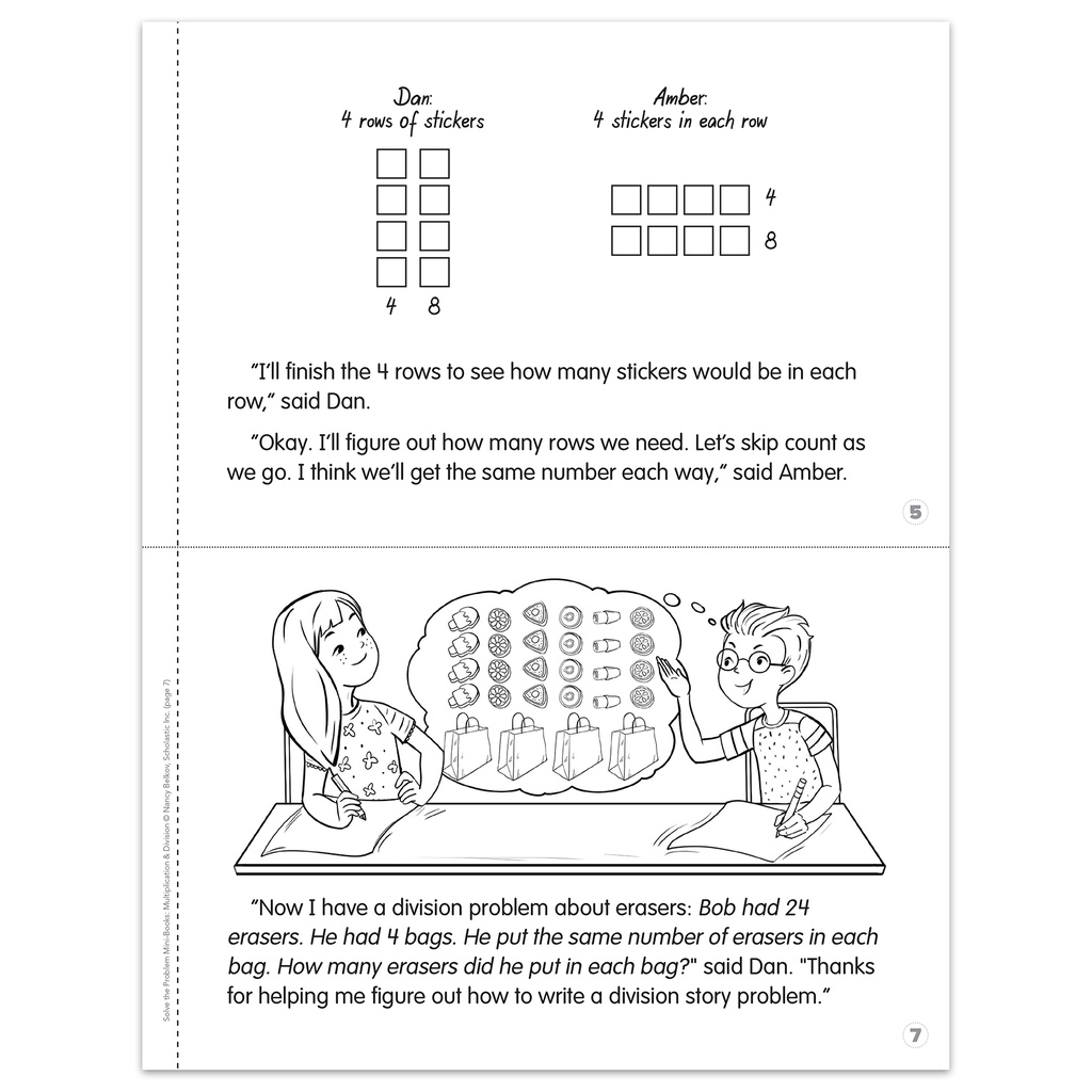 Solve-the-Problem Mini Books: Multiplication & Division