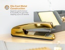 B5000 Professional Executive Stapler with Gold Chrome Finish