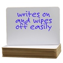 Two-Sided 6" x 9" Dry Erase Marker Boards Class Pack of 12