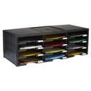 12 Compartment Literature Organizer Doc Sorter 61432U01C STX
