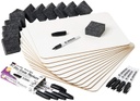 12ct Two Sided Lined & Plain Dry Erase Lapboard Class Pack