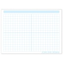 Smart Poly® PosterMat Pals™ Space Savers, 13" x 9-1/2", 1/2" grid Blocks 468 Blocks, Pack of 10