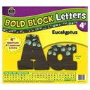 Eucalyptus 4" Bold Block Letters Combo Pack
