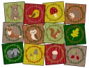 Woodland Friends Seating Set Of 12 Seating Squares