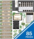 Simply Boho Calendar Bulletin Board Set ALL 85 PIECES