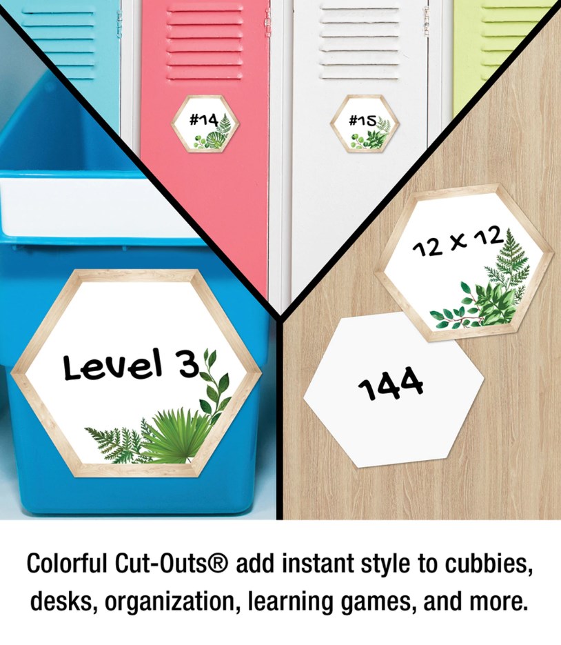 Simply Boho Hexagons Cut-Outs