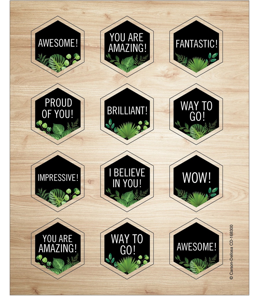 Simply Boho Celebrations Shape Stickers