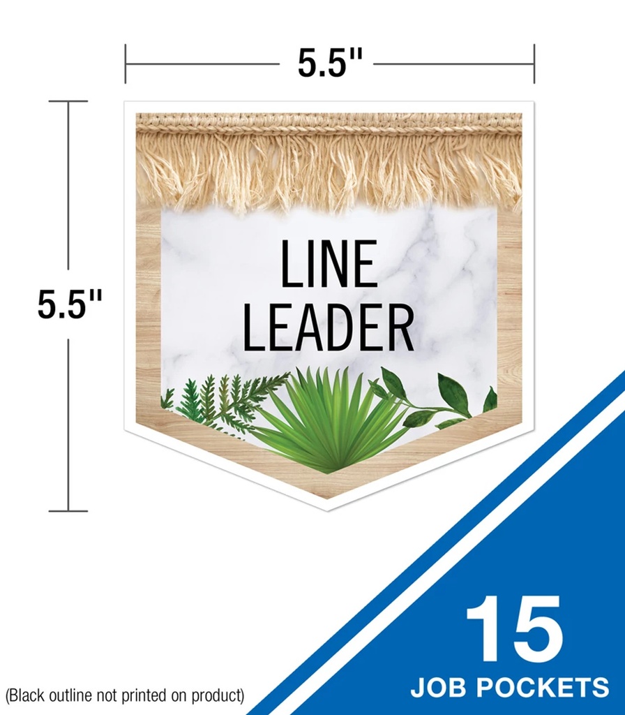 Simply Boho Classroom Jobs Mini Bulletin Board Set