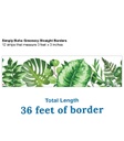 Simply Boho Greenery Straight Borders