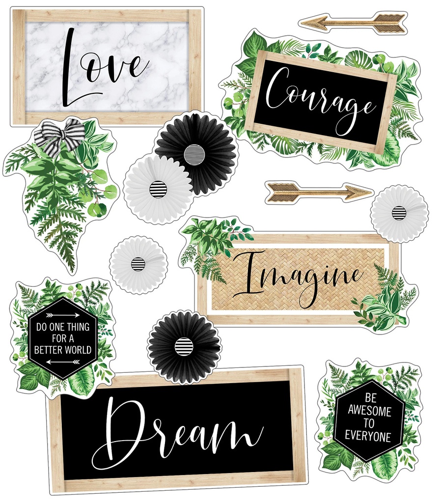 Simply Boho Inspirational Signs Mini Bulletin Board Set