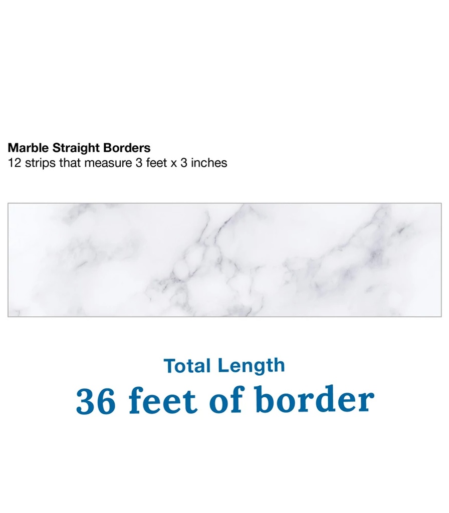 Simply Boho Marble Straight Borders