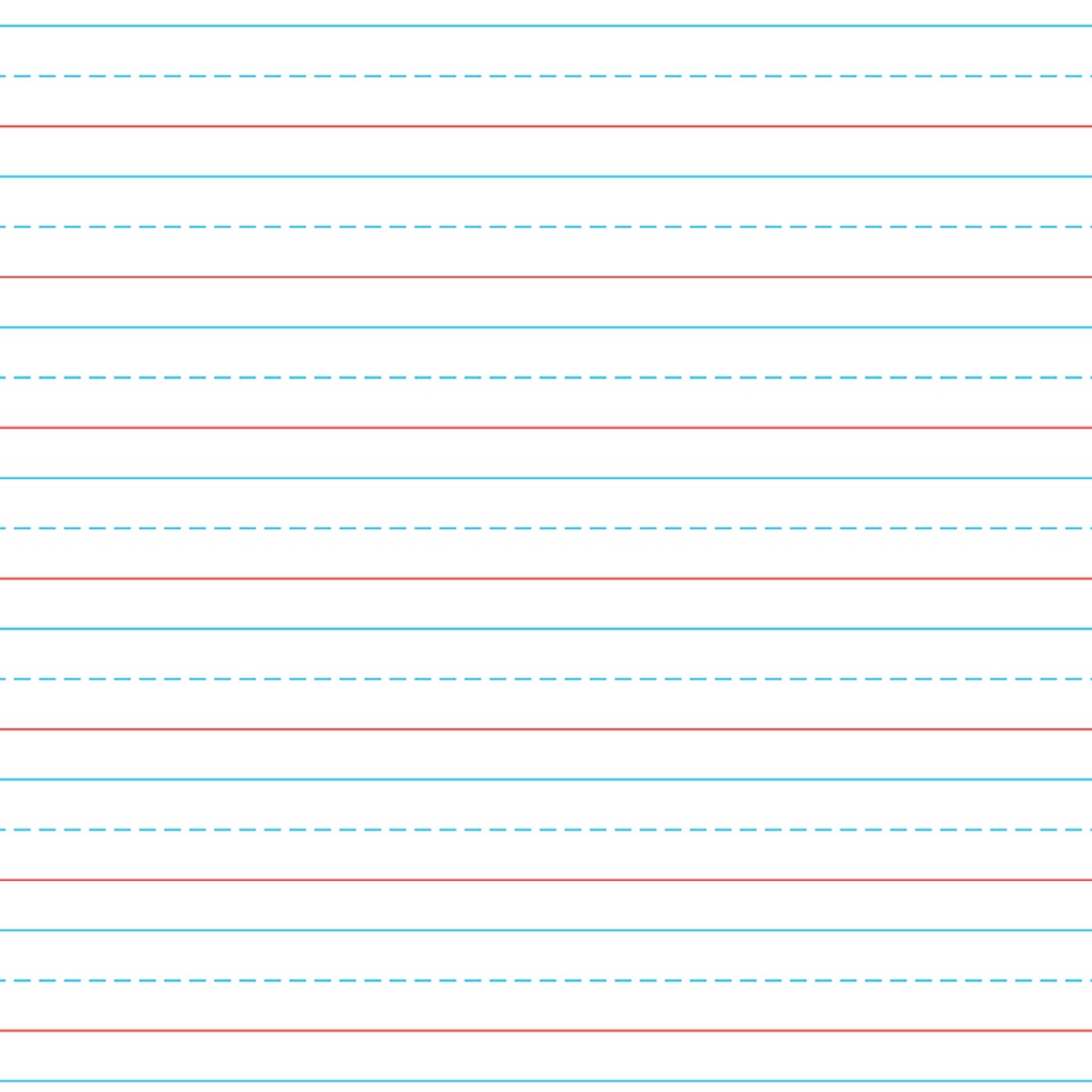 Letters & Learn 11" x 8-1/2" Handwriting Tablet 40 Sheets