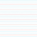 Letters & Learn 11" x 8-1/2" Handwriting Tablet 40 Sheets