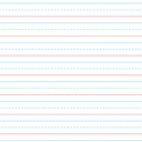 Letters & Learn 11" x 8-1/2" Handwriting Tablet 40 Sheets Pack of 6