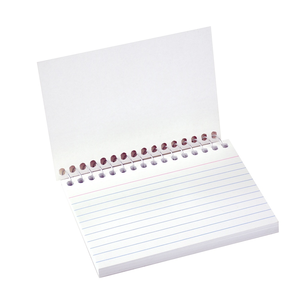 Spiral Bound 3" x 5" Ruled Index Card Notebook