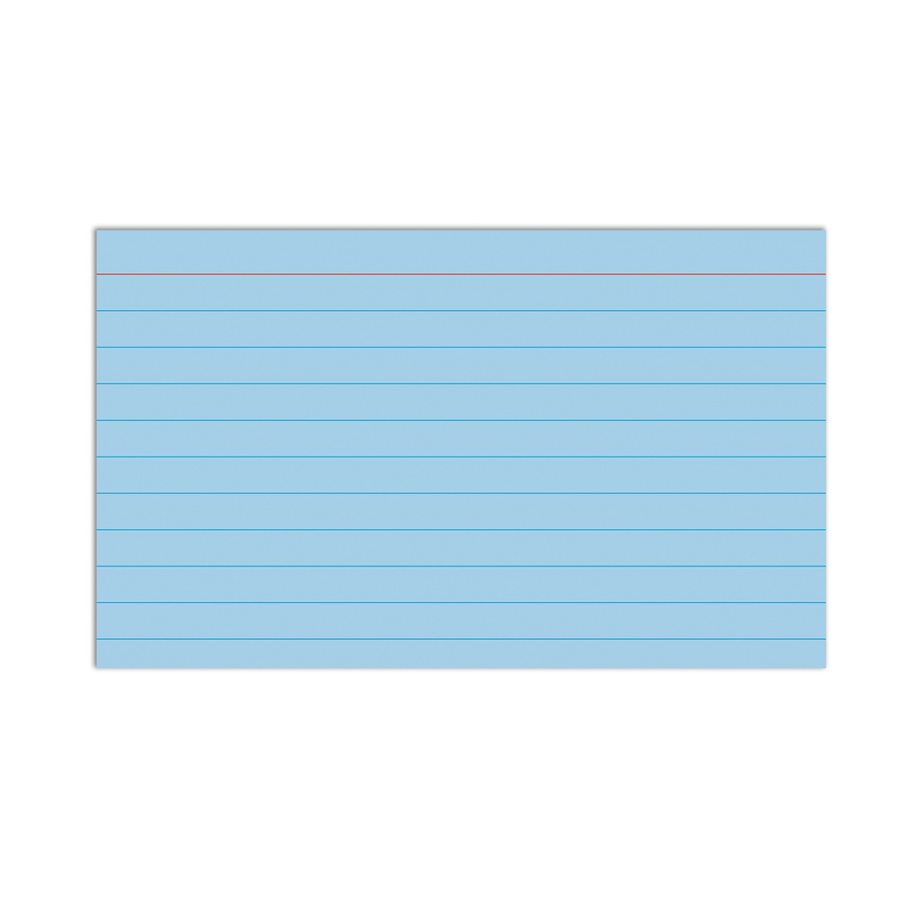 Assorted 3" x 5" RuledIndex Cards Pack of 100