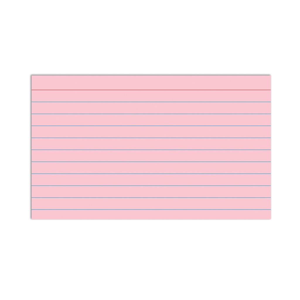 Assorted 3" x 5" Ruled Index Cards 10 Packs of 100